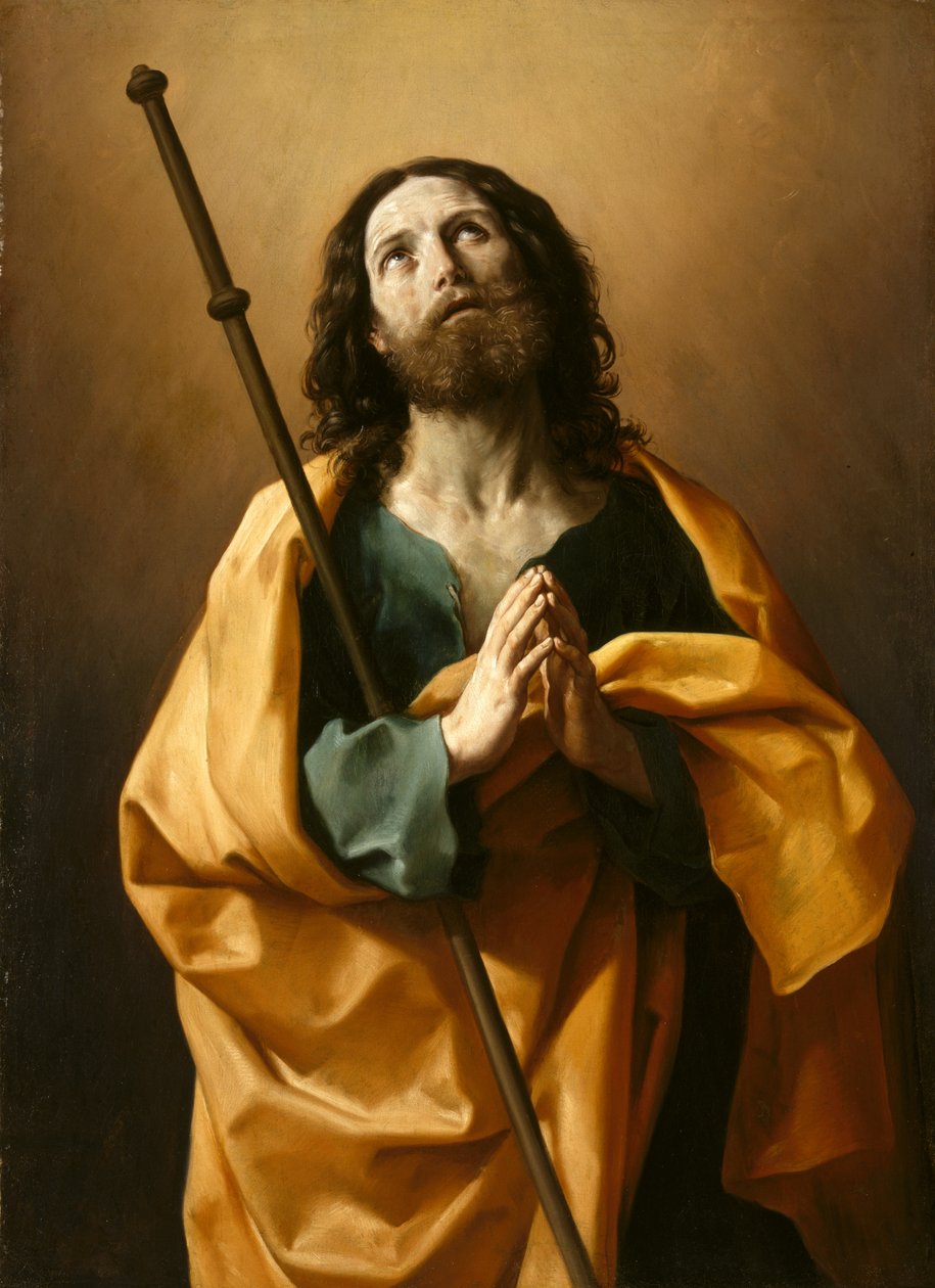 Svatý Jakub Větší, kolem 1636-38 (olej na plátně) od Guido Reni