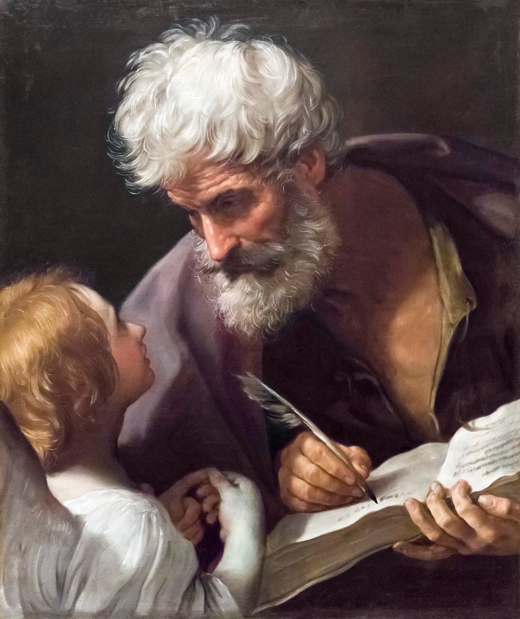 Svatý Matouš evangelista od Guido Reni
