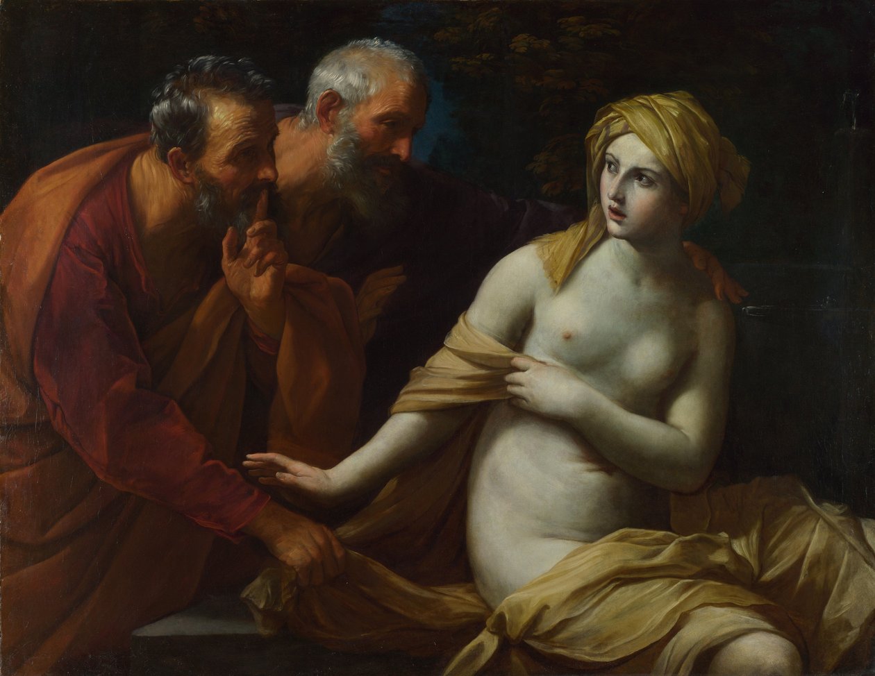 Susannah a starší, 1622-1625 od Guido Reni