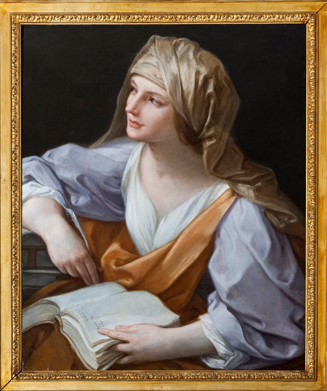 Obraz Sibyly od Guida Reniho zvaný Průvodce (1575-1642) Byty od Marie Brignole Sale (Brignole-Sale) De Ferrari, vévodkyně z Galliery (1811-1888), nábytek pochází z hotelu Matignon, jeho pařížské rezidence. Palazzo Rosso, Genes od Guido Reni