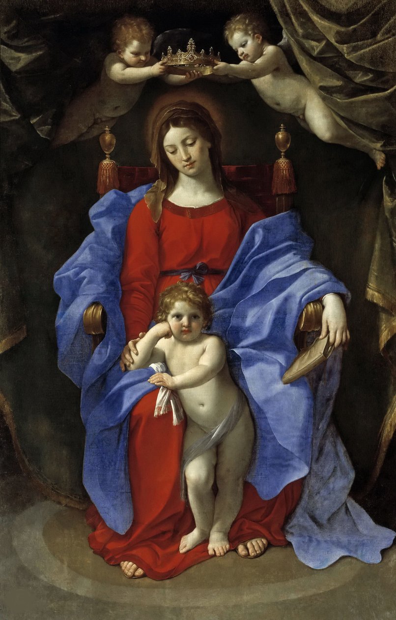 Panna a dítě na trůn, 1625. od Guido Reni
