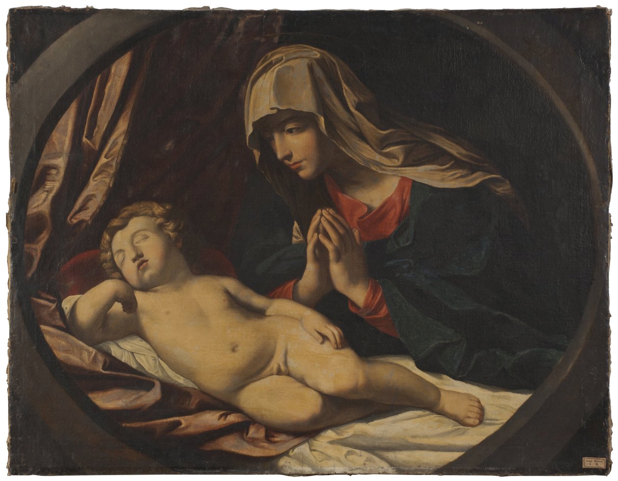 Panna Marie a spící dítě od Guido Reni
