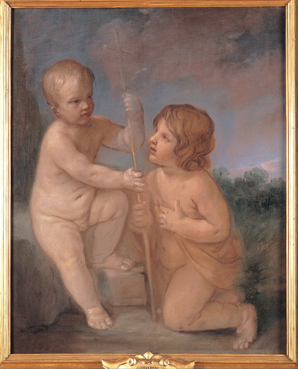 Ježíšek a svatý Jan od Guido Reni