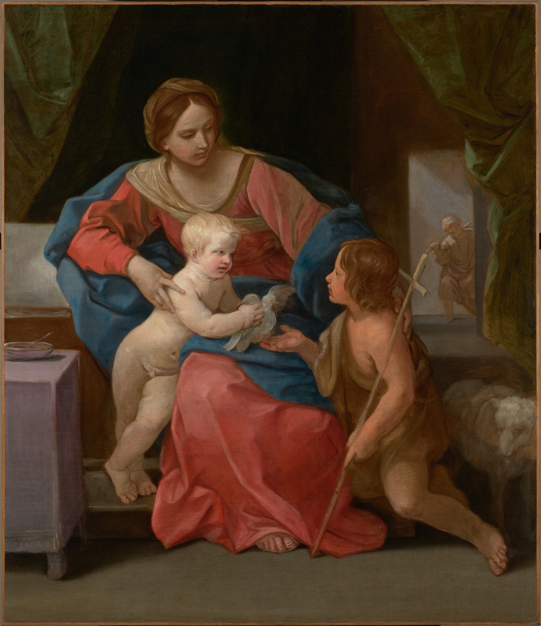 Panna s dítětem a svatý Jan Křtitel od Guido Reni