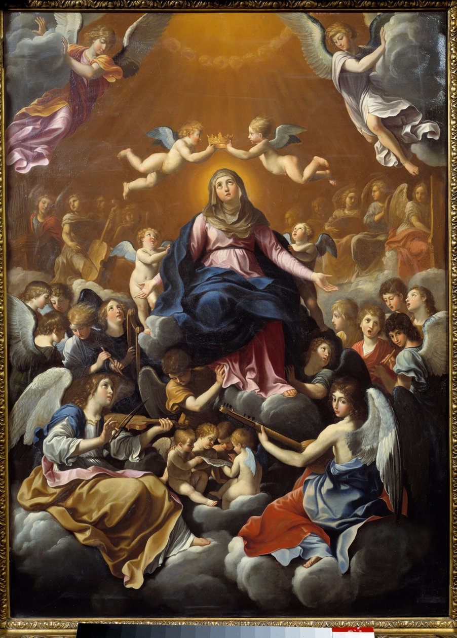 korunovace Panny Marie. Obraz Guida Reniho s názvem Průvodce (1575-1642) od Guido Reni