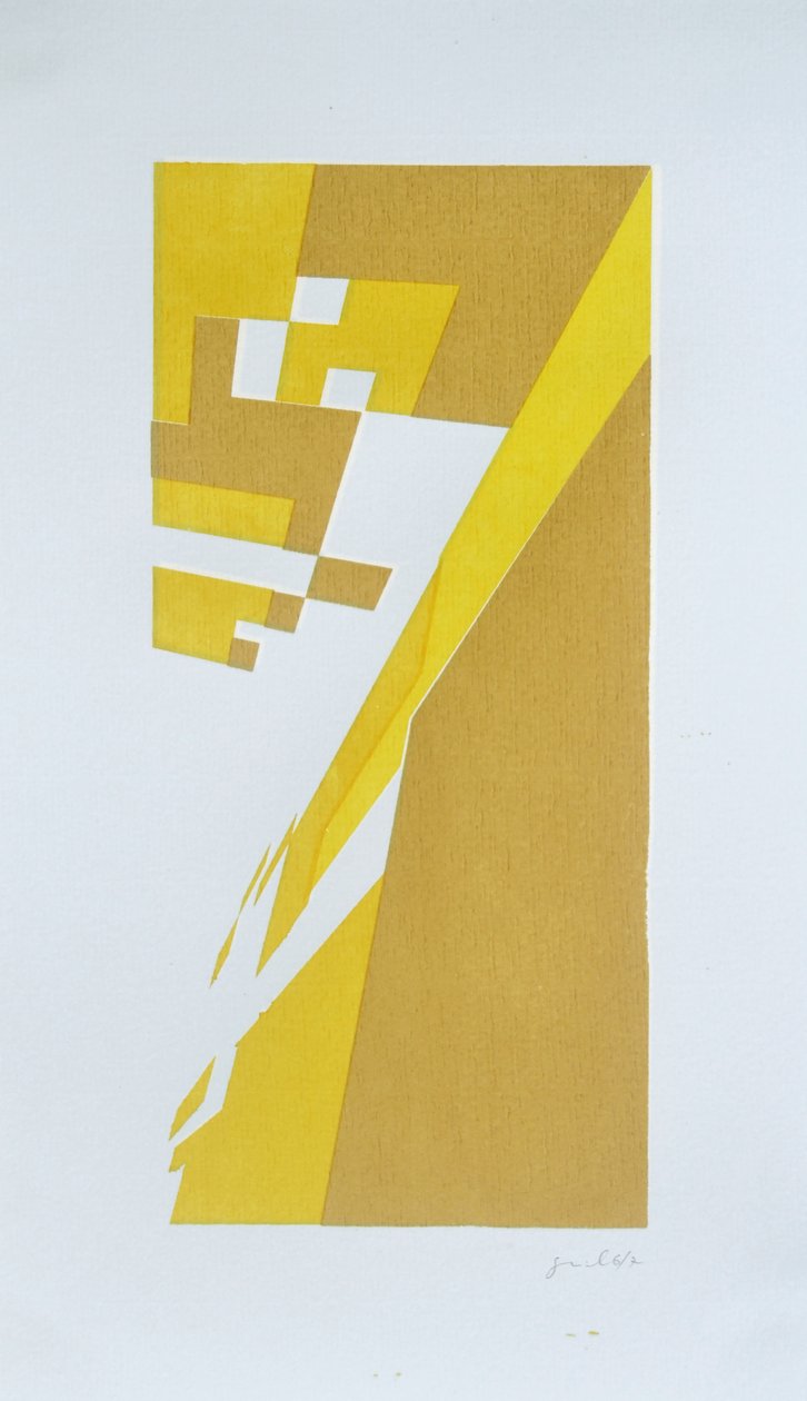 Dekonstrukce N°8, 2014 (tuš na papíře) od Guilherme Pontes