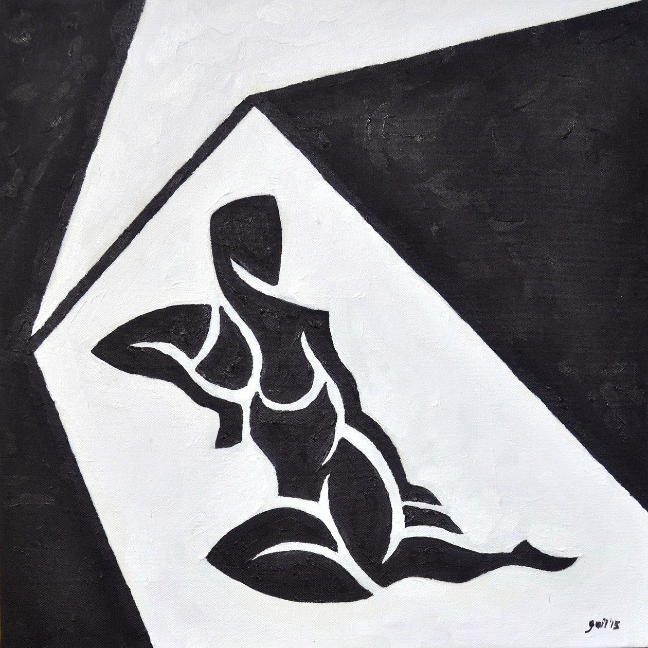 Lygia Nº4, 2014 (olej na plátně) od Guilherme Pontes