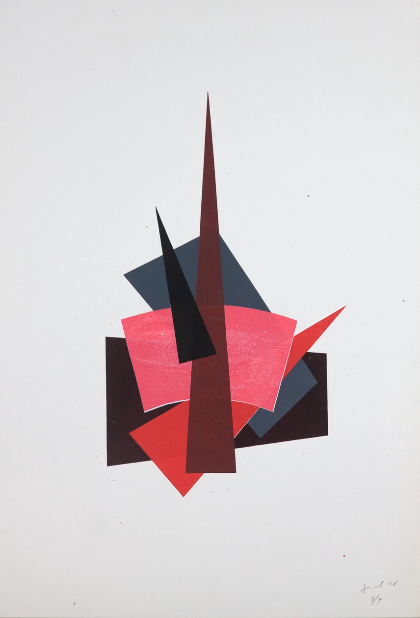 Lyubov Popova Space Force, 2019 (silkkipaino) od Guilherme Pontes