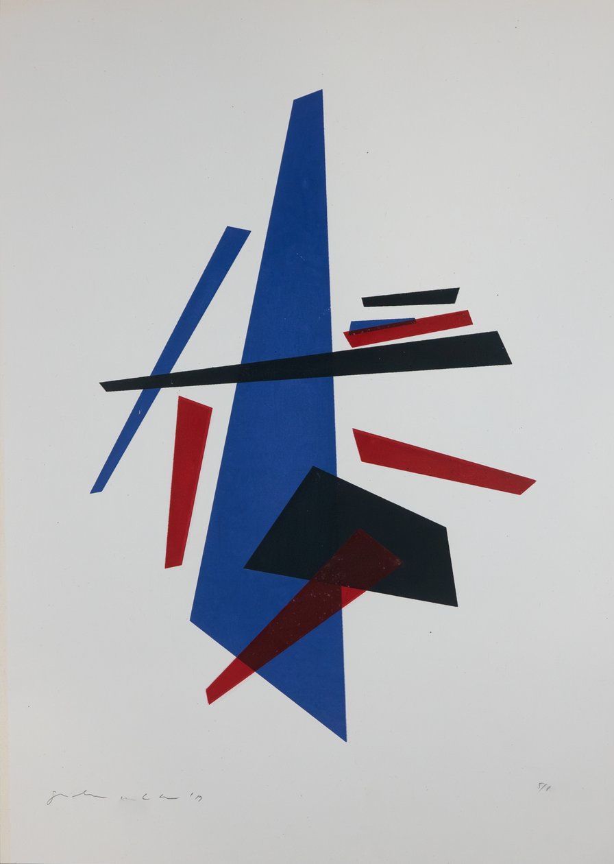 Movement Nº7, 2019 (sítotisk) od Guilherme Pontes