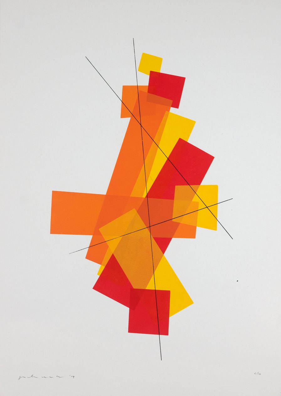 Movement Nº8, 2019 (sítotisk) od Guilherme Pontes