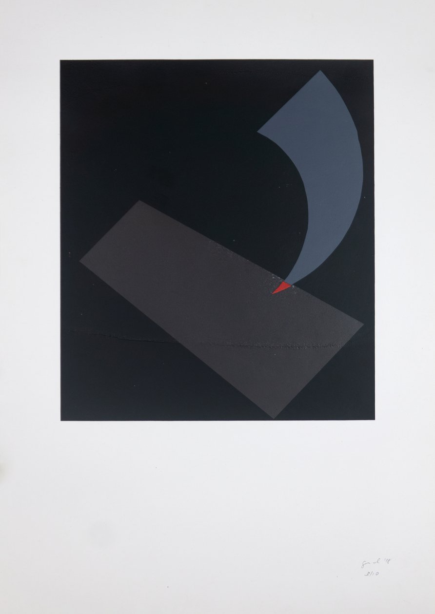 Prometheus Wound In Silkscreen, 2018 (sítotisk) od Guilherme Pontes