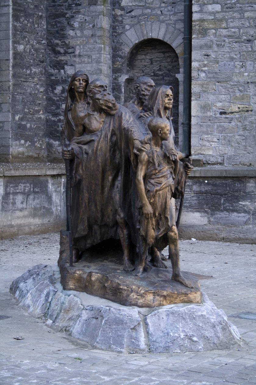 The Blind, 1908 (bronz) od Guillaume Charlier
