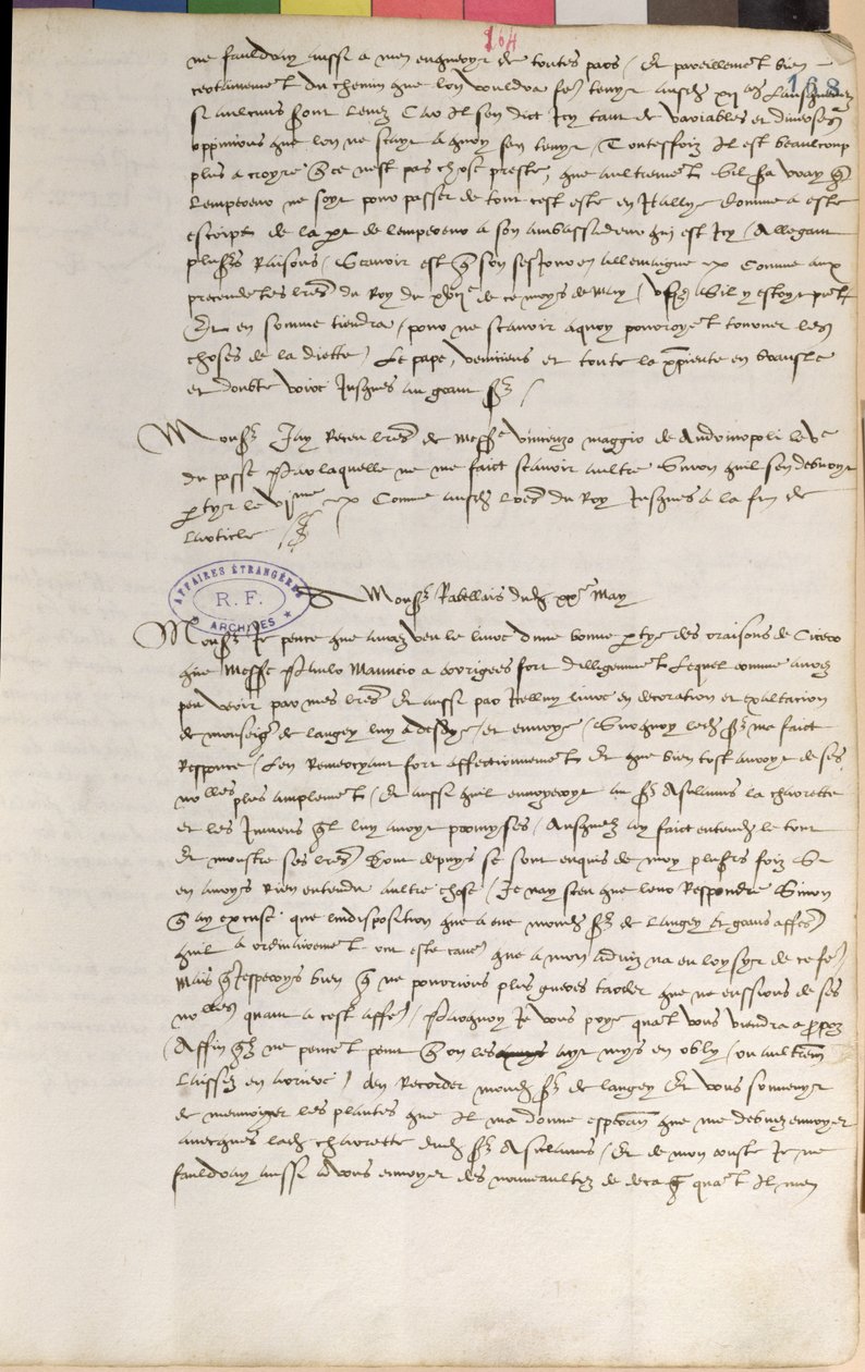 Dopis od Guillauma Pelliciera (asi 1490-1568) Francoisi Rabelaisovi (asi 1494-1553), 20. května 1541 od Guillaume Pellicier