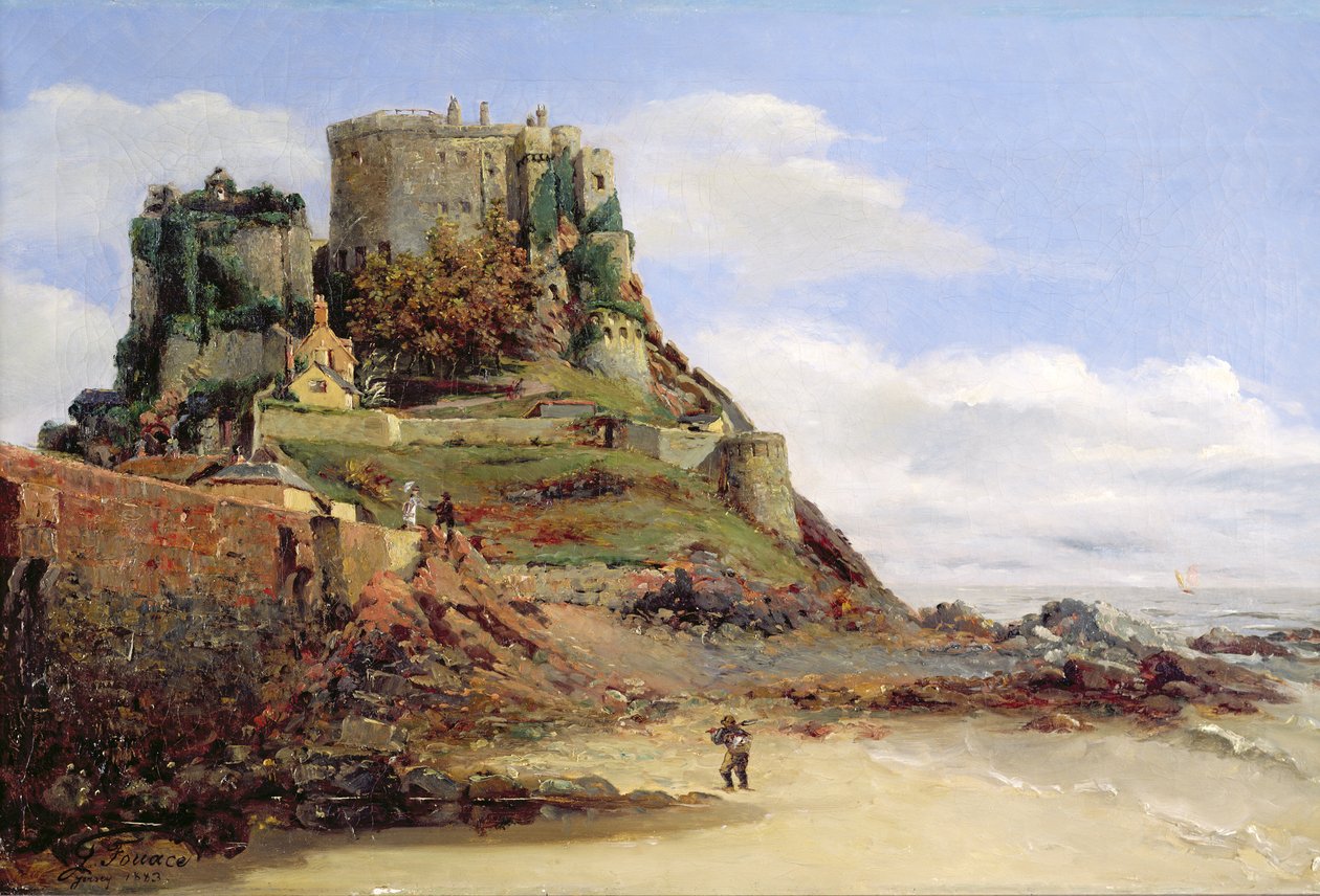 Pohled na Jersey, 1883 od Guillaume Romain Fouace