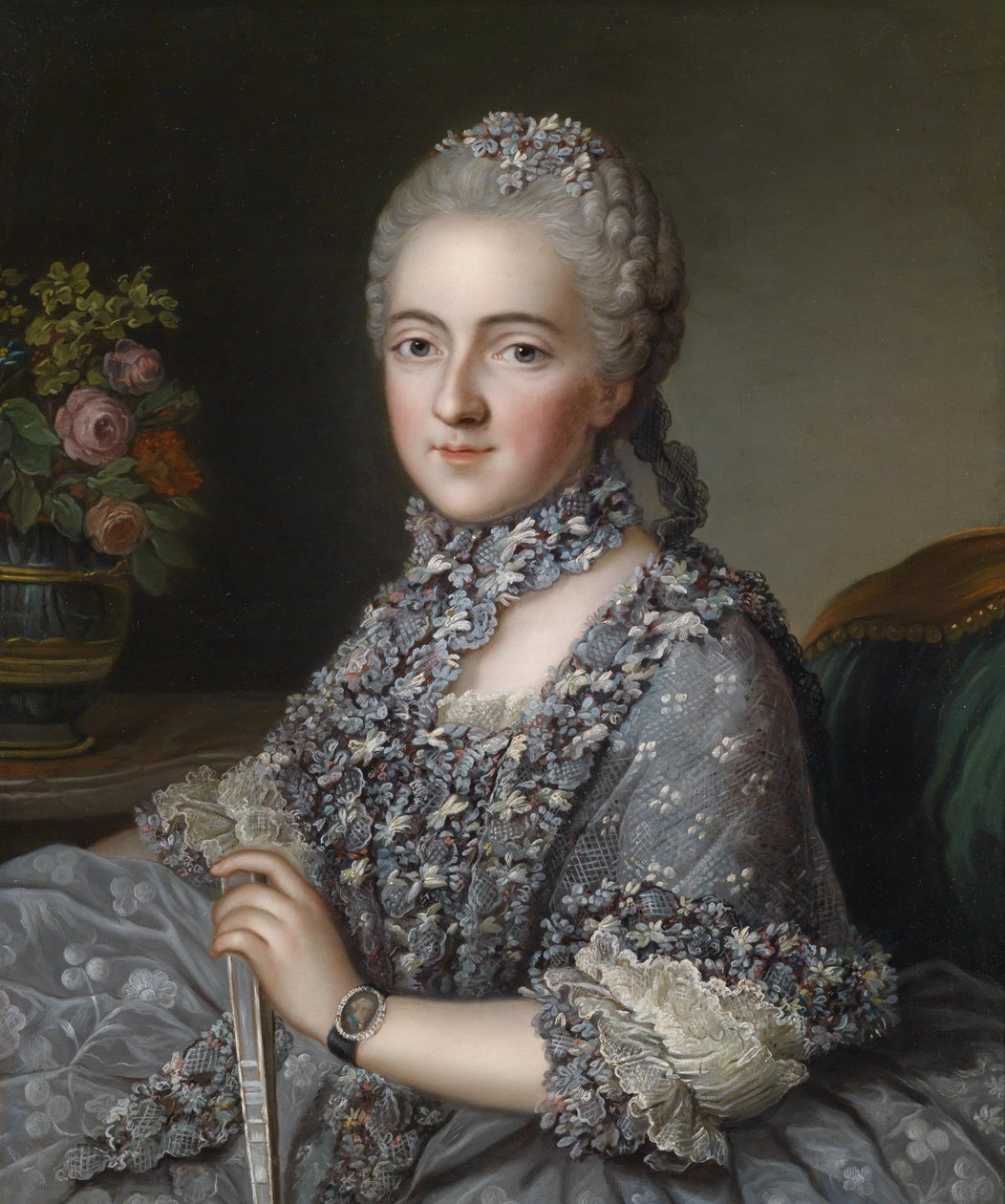 Portrét dámy od Guillaume Voiriot