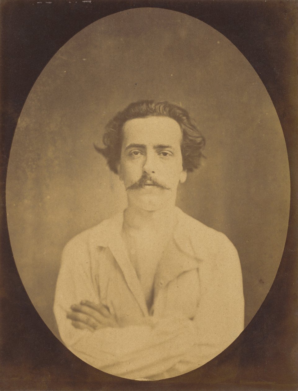 Tvář v klidu,1854-1856, vytištěno 1862 (foto) od Guillaume Benjamin Armand Duchenne de Boulogne