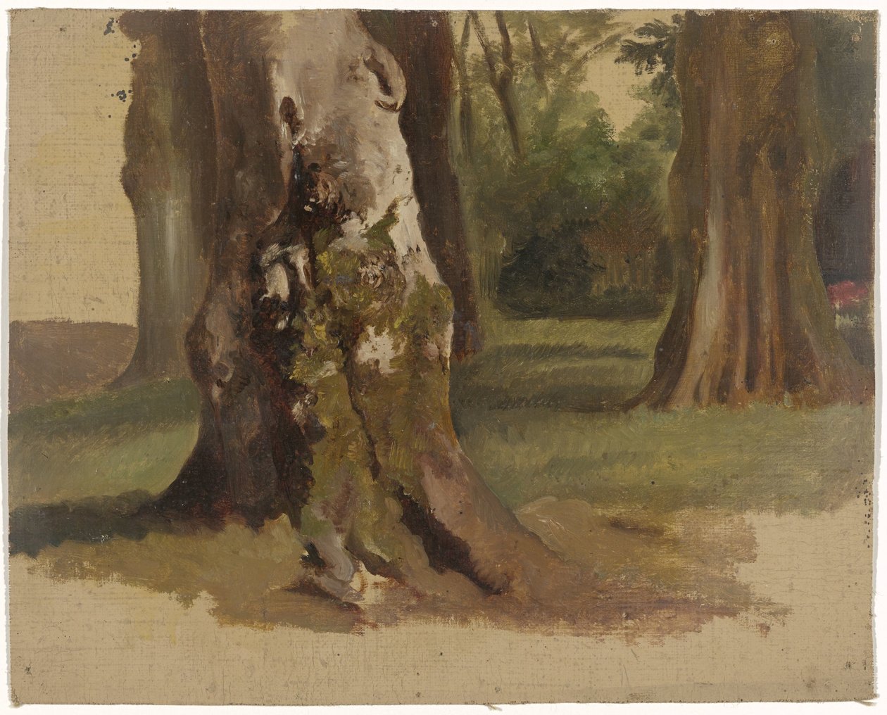 kmeny stromů od Guillaume Anne van der Brugghen