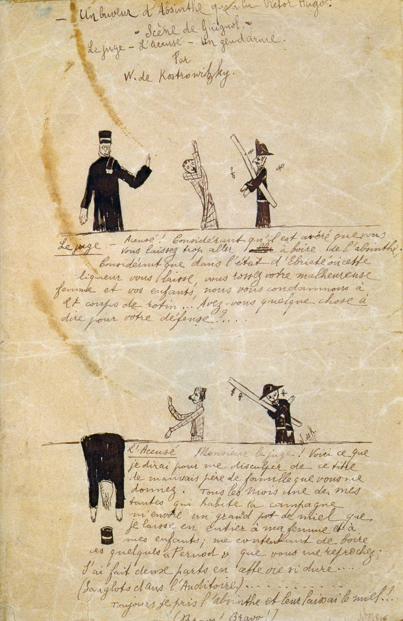 AbsintheVictor Hugo, c1895-1900. od Guillaume Apollinaire