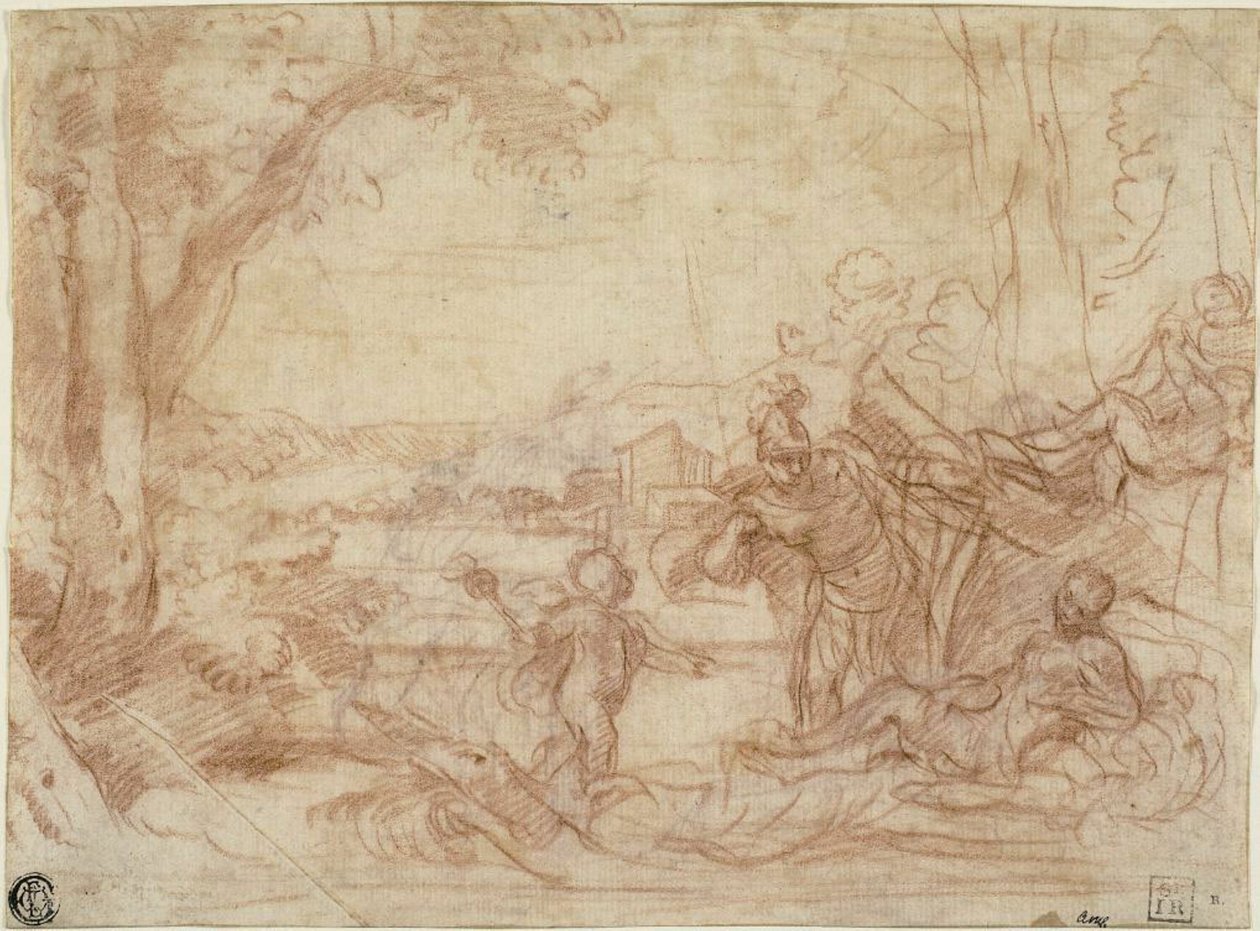 Mars a Venuše (recto a verso) od Guillaume Courtois