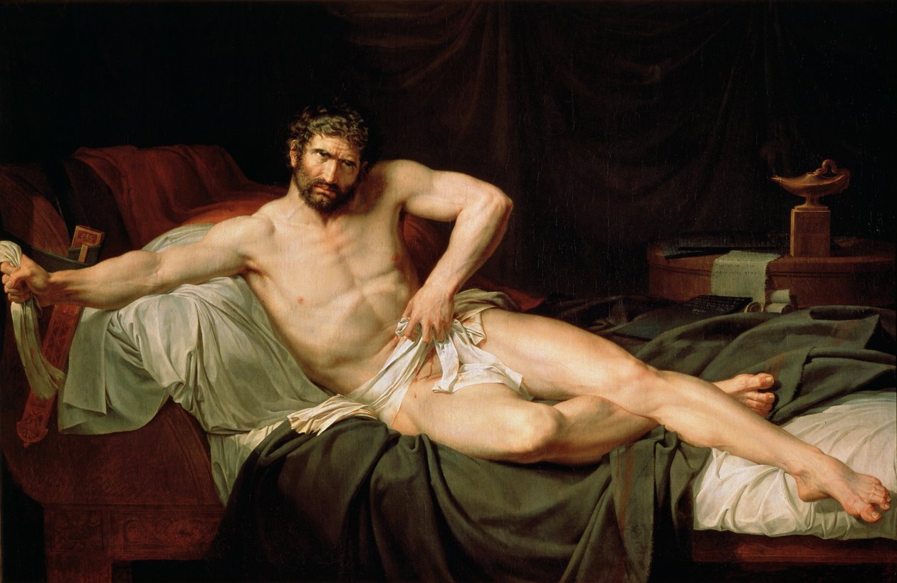 Cato of Utica, c1795 od Guillaume Lethiere