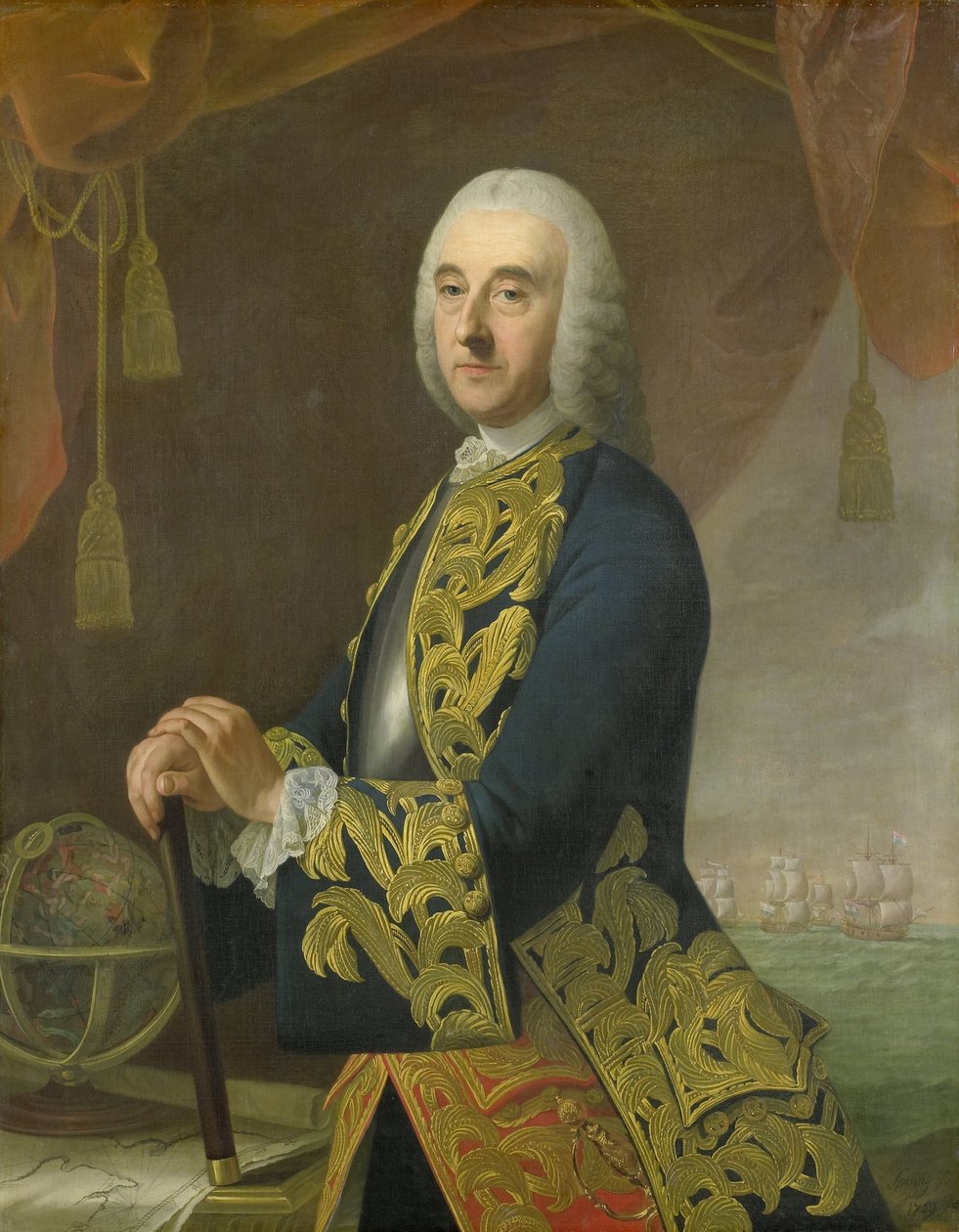 Portrét viceadmirála Hendrika Lijnslagera, syna Harmena Lijnslagera a Judith Allijn od Guillaume de Spinny