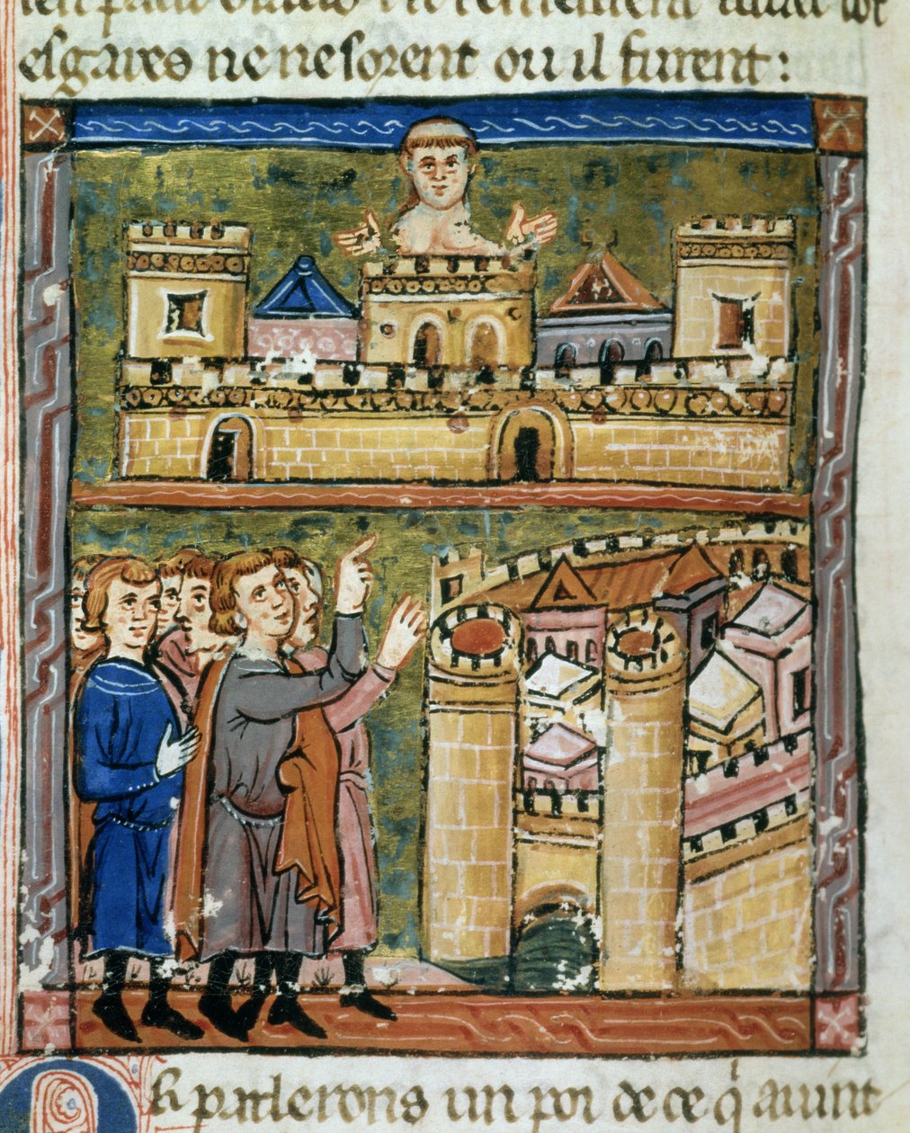 Miniaturní historie zámoří - moře Williamem z Tyru od Guillaume de Tyr