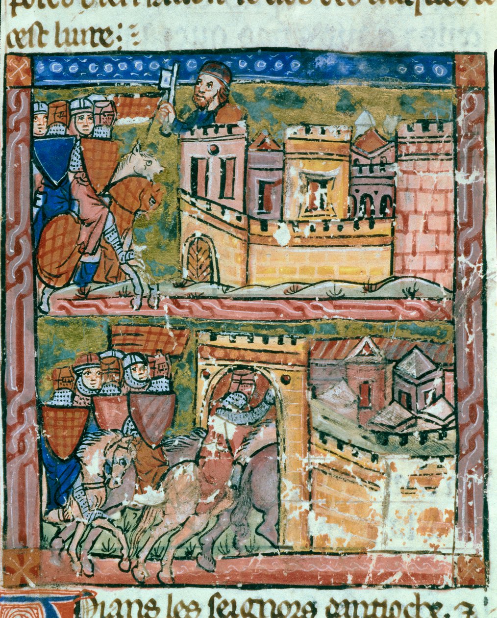 Zrada Firouz a útok na město Antiochii křížovými výpravami, červen 1098 od Guillaume de Tyr