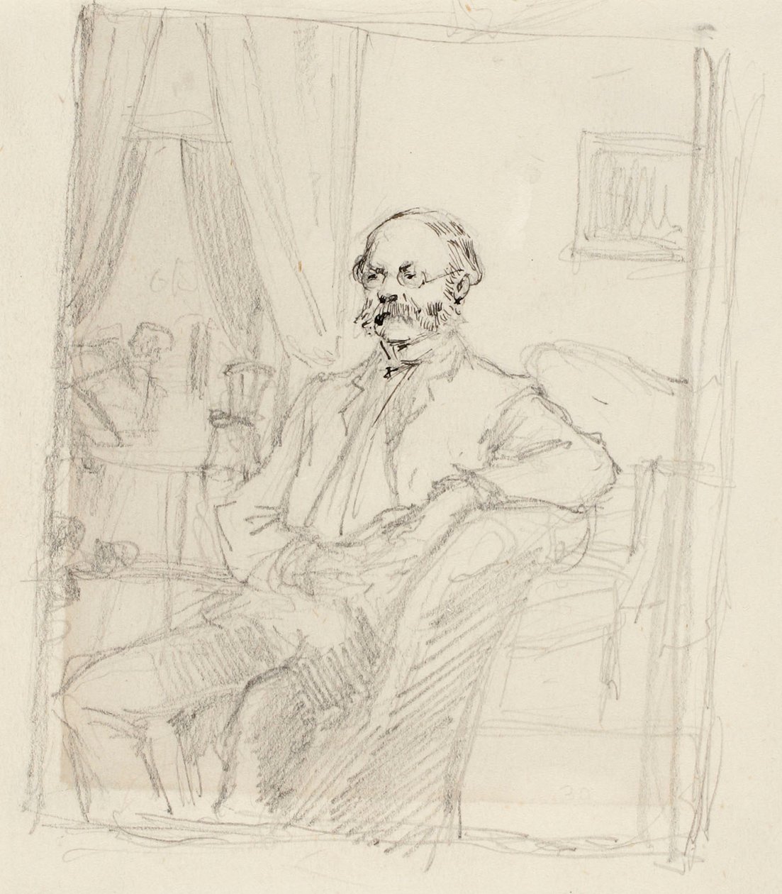 Režisér C. A. Zitting, portrétní studie od Gunnar Berndtson