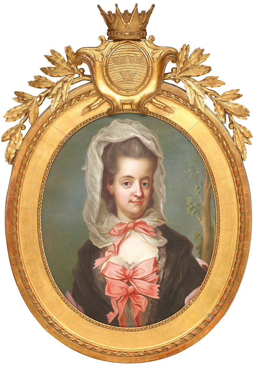 Švédská princezna Sofie Albertina, sestra krále Gustava III od Gustaf Lundberg
