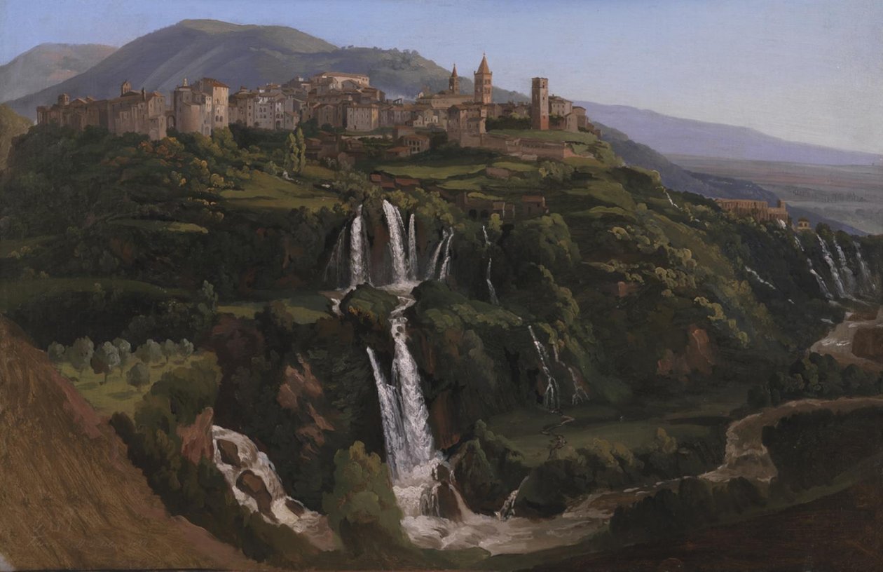 Pohled na Tivoli v Itálii od Gustaf Wilhelm Palm