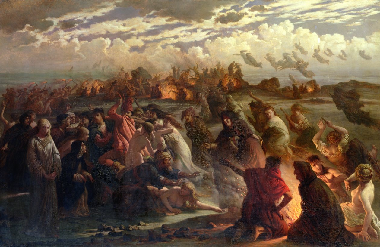 Valpuržina noc, 1862 od Gustav Adolph Spangenberg