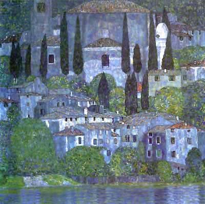 Kirche in Cassone od Gustav Klimt