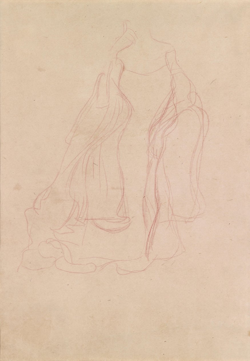 Přední kostýmová studie od ND150 od Gustav Klimt