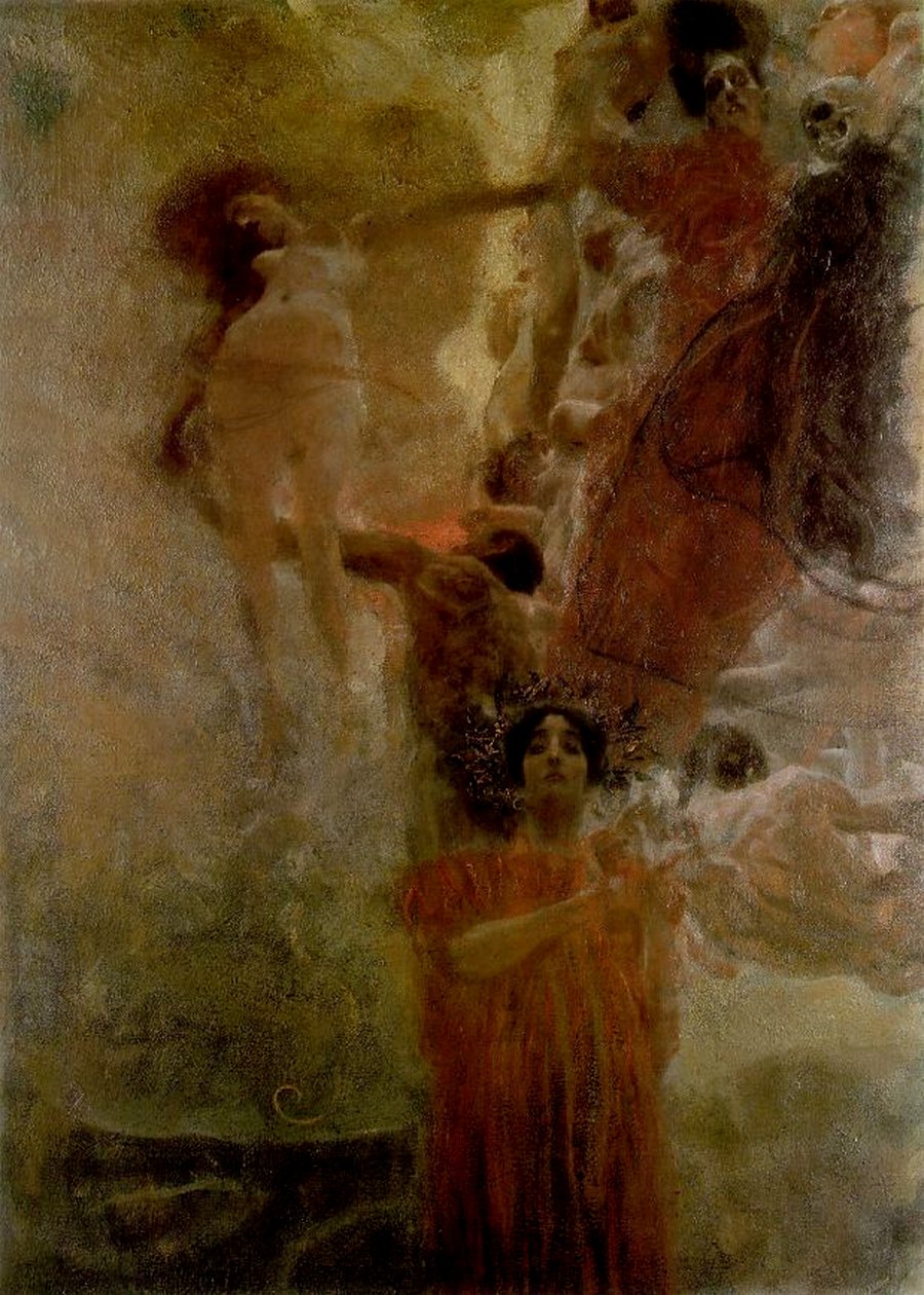 Alegorie lékařství (návrh), 1897-98 od Gustav Klimt