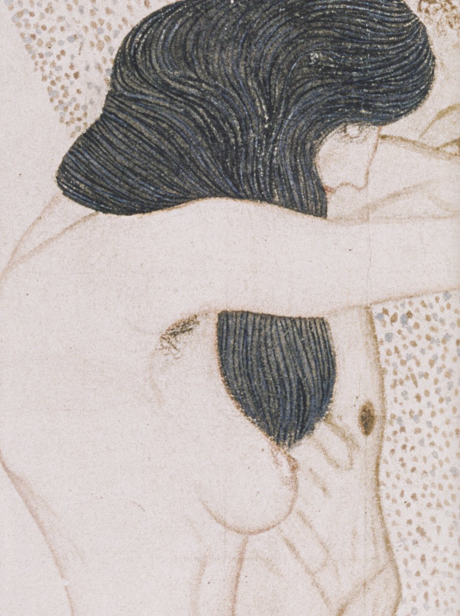 Utrpení slabé lidskosti od Gustav Klimt