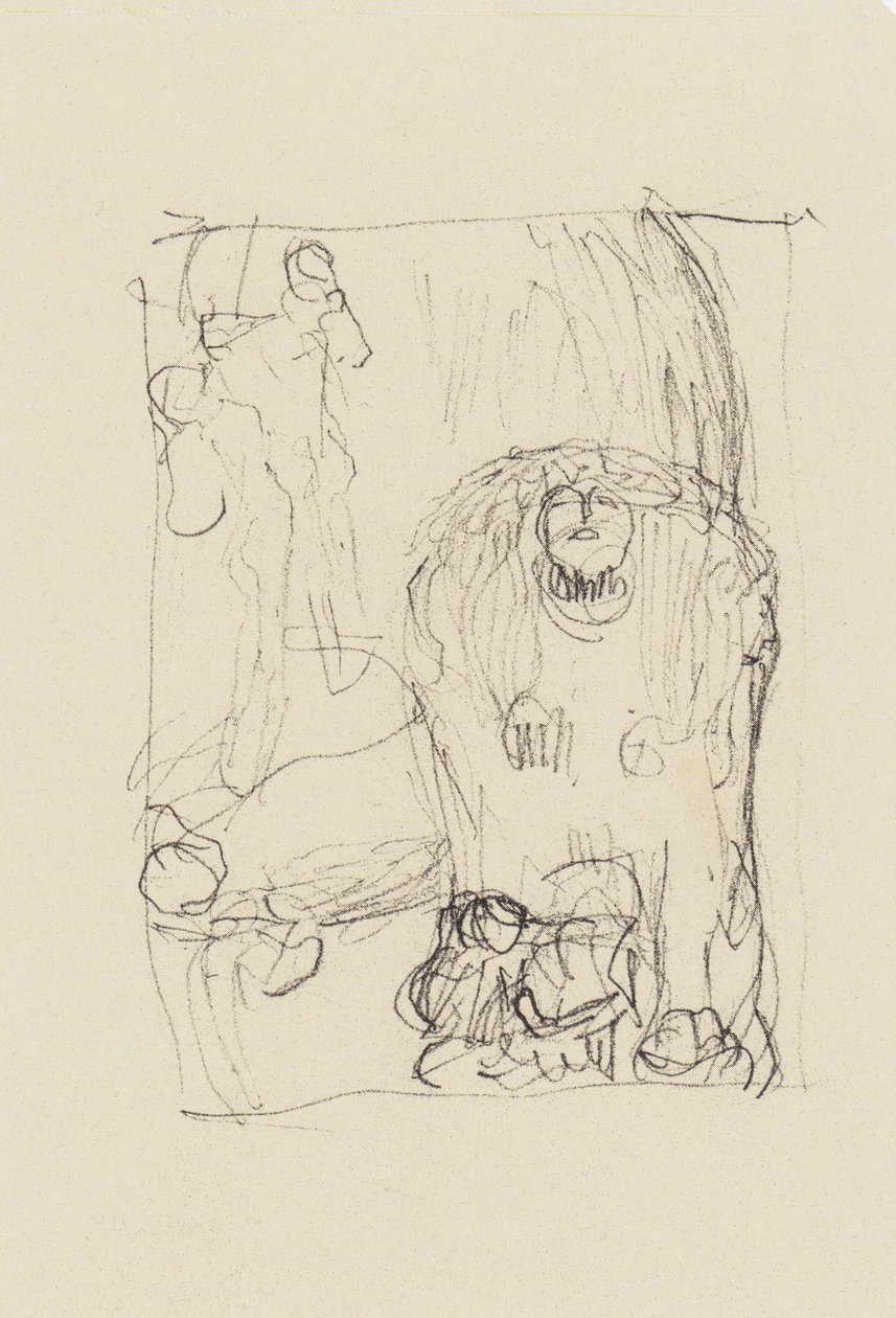Na dolním okraji figuruje sfinga, milenky s dítětem od Gustav Klimt