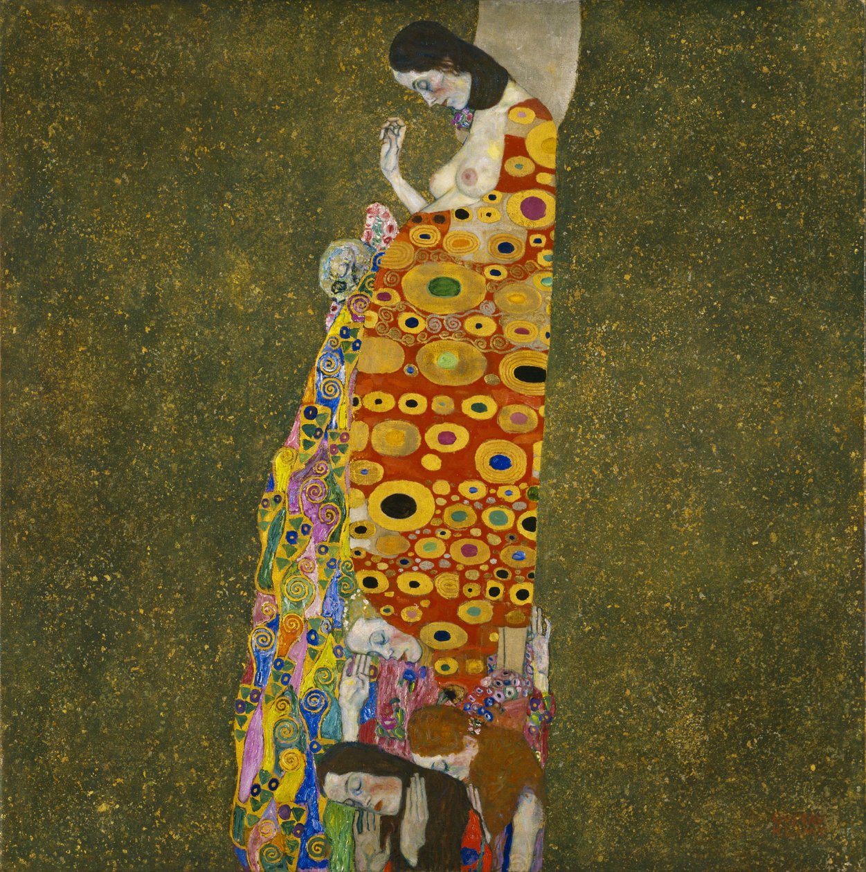 Naděje od Gustav Klimt