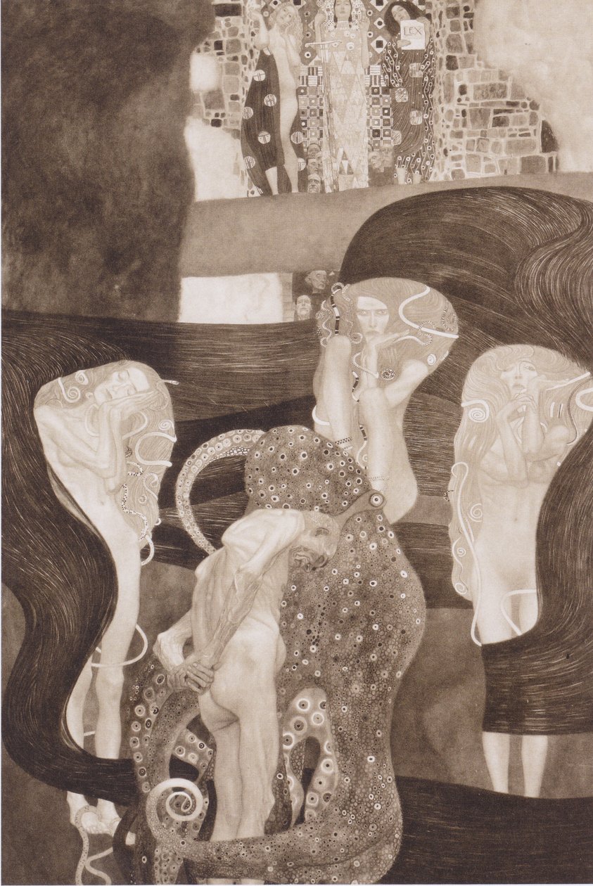 Jurisprudenz 1903-1907 od Gustav Klimt