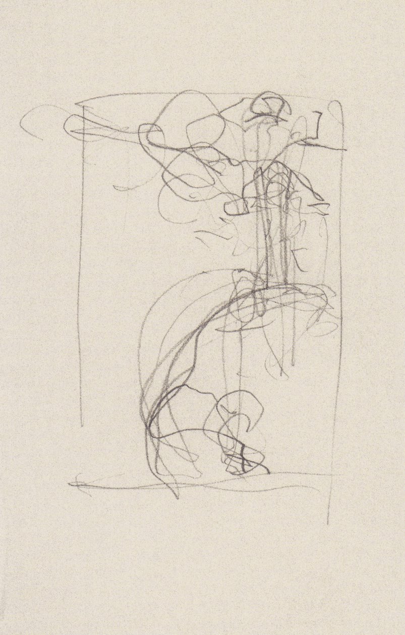 Justitia s mečem vytaženým ze zvýšené polohy od Gustav Klimt