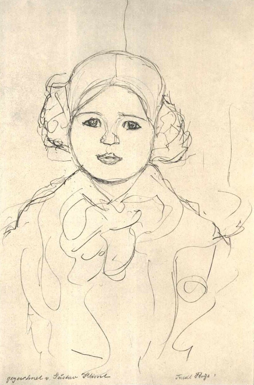 Dívčí studovna zepředu od Gustav Klimt