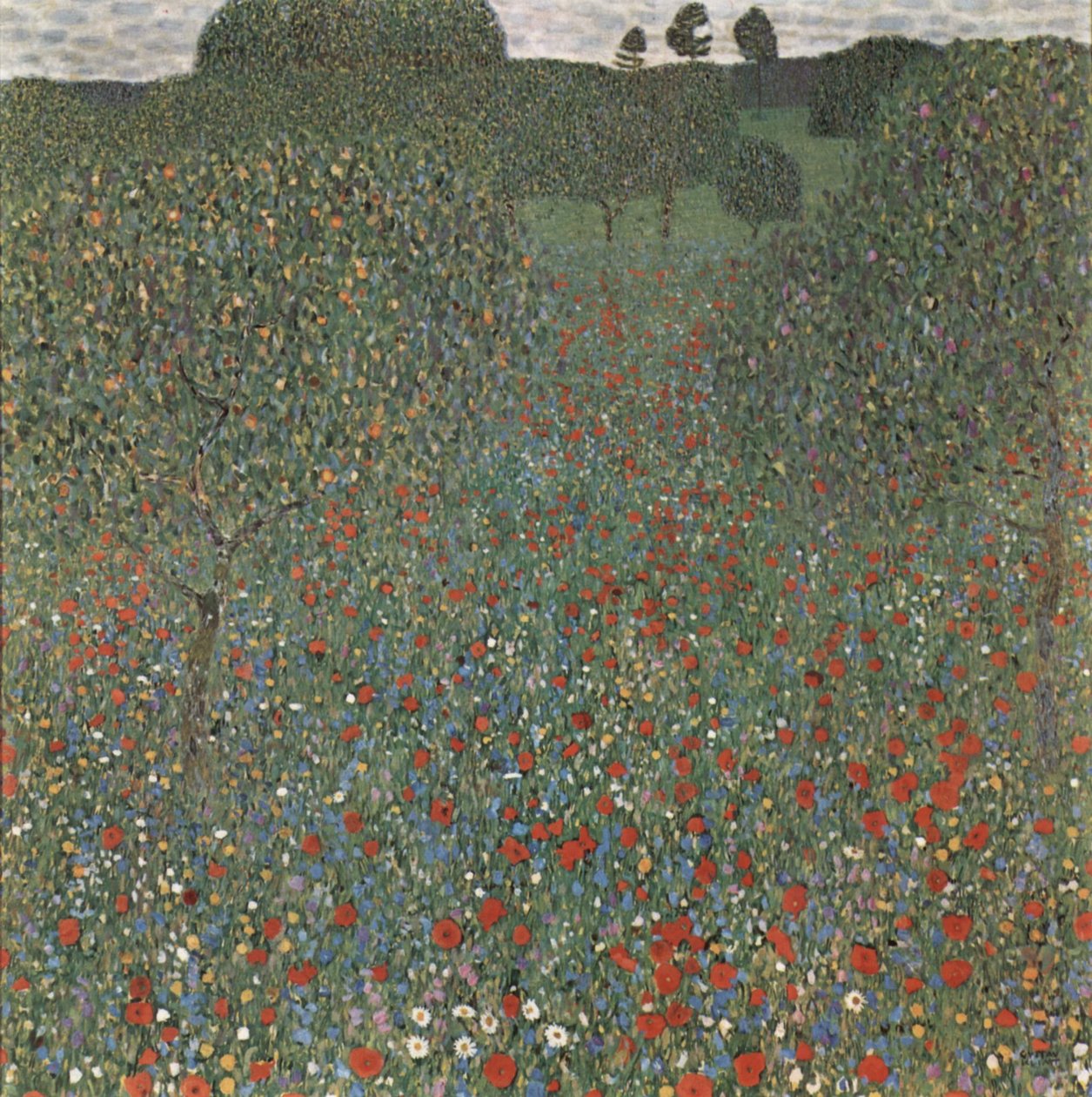 Mohnfeld od Gustav Klimt