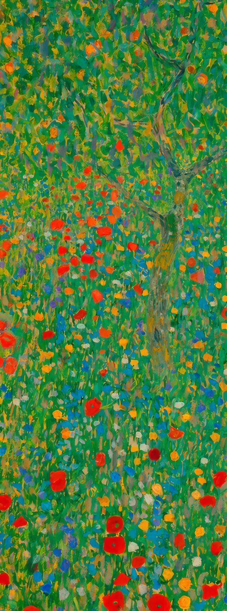 Mák od Gustav Klimt