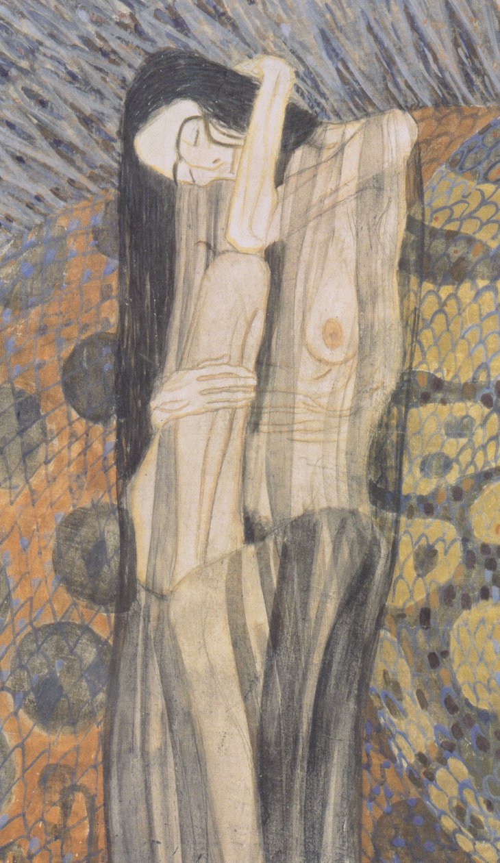 Gnawing Sorrow2.jpeg od Gustav Klimt