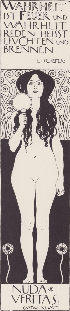 Nuda veritas od Gustav Klimt
