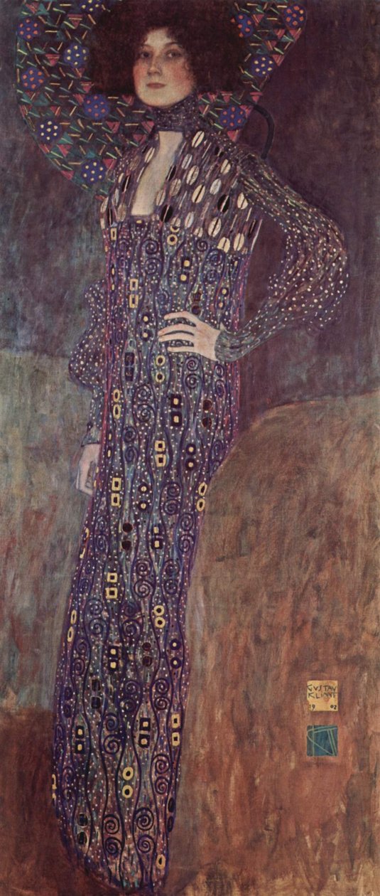 Portrét Emilie Louise Flögeové od Gustav Klimt