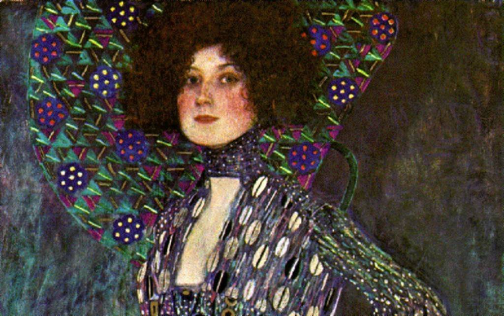 Portrét Emilie Louise Flöge od Gustav Klimt