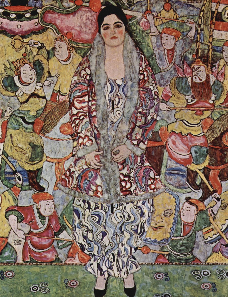 Portrét Friederike Maria Beer od Gustav Klimt