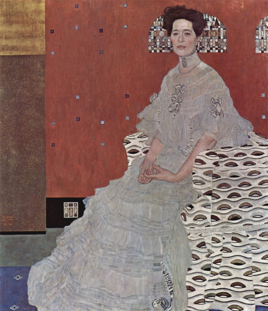 Portrét Fritzy Riedlera od Gustav Klimt
