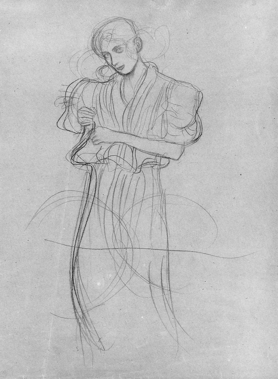 Žena v róbě, 1903 od Gustav Klimt