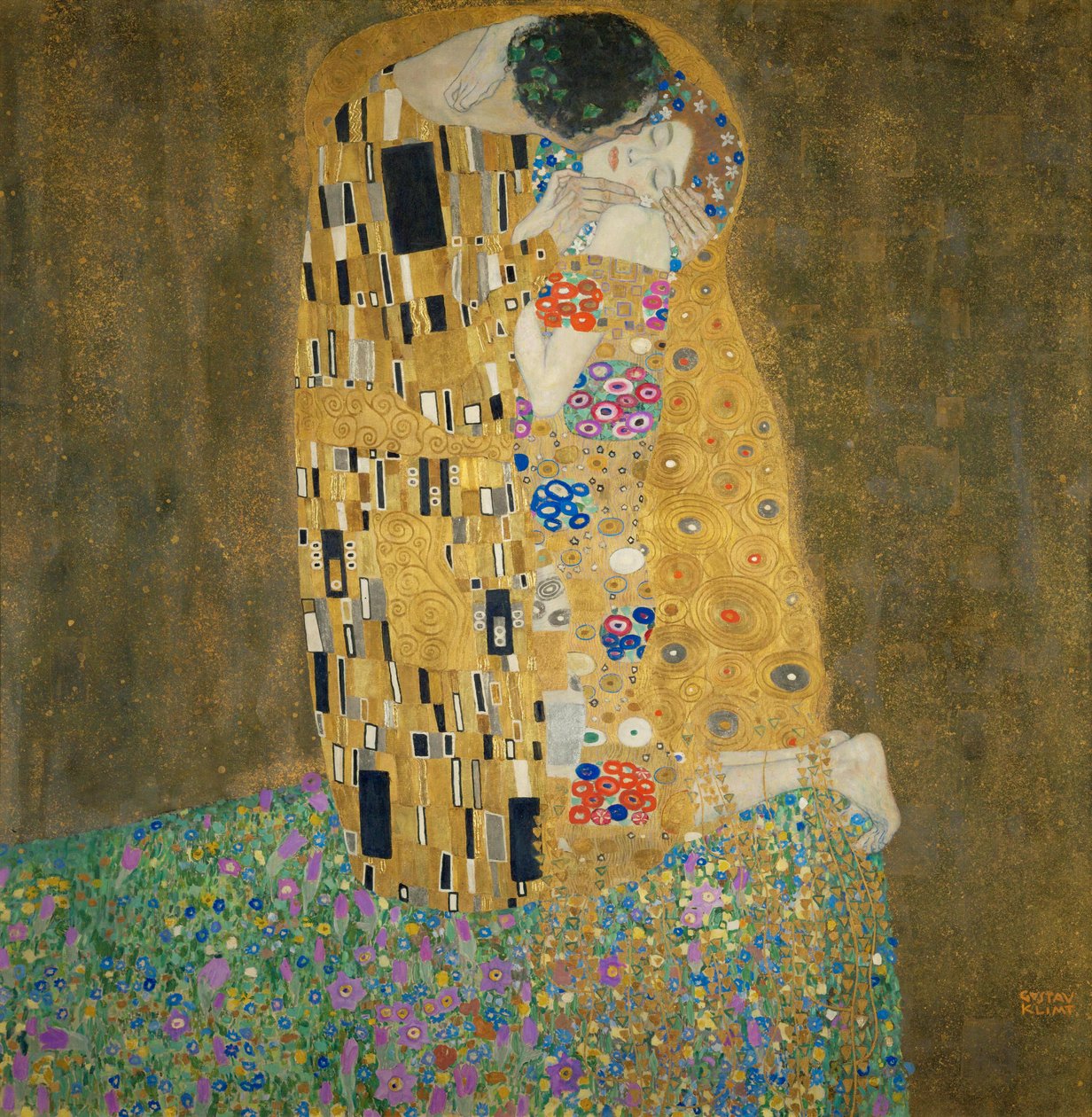 Polibek od Gustav Klimt